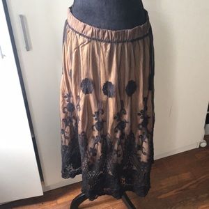 Black and Nude Skirt!